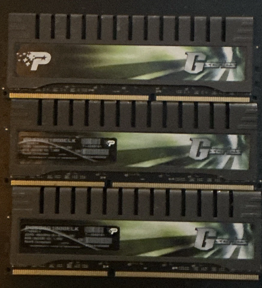 PATRIOT MEMORY G SERIES 2GB 3 X 2GB PC3-12800 DDR3 NON-ECC 240 PIN PGS36G1600ELK - Image 1 of 1