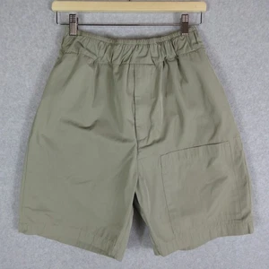 Jil Sander Trouser Shorts Womens 46 Beige Outdoor Preppy Casual Loose Fit - Picture 1 of 7