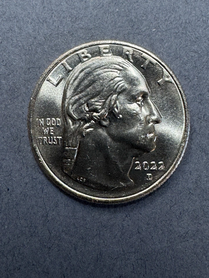 Cuarto de cuarto D Maya Angelou 2022 circulado en excelente estado Foto 1 de 2