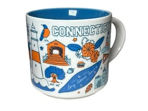 Starbucks CONNECTICUT Been There Series Across The Globe Collection Mug 14oz Cup - Picture 1 of 4