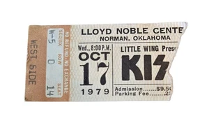 Boleto de beso 1979 vintage concierto de dinastía, Oklahoma, Llord Noble Ctr - Imagen 1 de 2