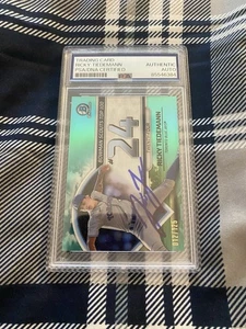 Ricky Tiedemann Autographed 2021 Bowman Chrome Card Toronto Blue Jays PSA/DNA - Picture 1 of 6