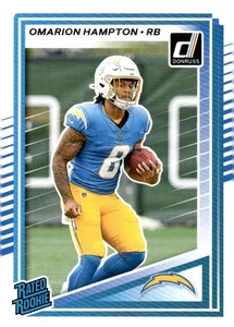 2025 Donruss #303 Omarion Hampton - Picture 1 of 2