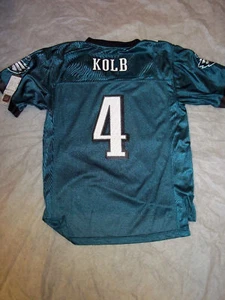 KEVIN KOLB #4 YOUTH NFL PHILADELPHIA EAGLES NFL REPLICA REEBOK JERSEY FREE SHIP! - Picture 1 of 3