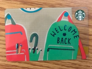 Starbucks WELCOME BACK to School Gift Card Never Swiped NO $ VALUE - Picture 1 of 1