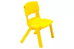 Postura+ One Piece Chair Size 1 - 260mm - Sunshine Yellow - Years 3-4 - Each - Picture 1 of 2