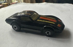 Matchbox Superfast No 62 Chevrolet Corvette rare in black diecast classic 1.64 - Picture 1 of 4