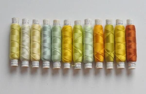 Gütermann Vintage! ¡Raro! Colección: 12 x Costura Seda Ideal Seda Hilo de Coser Seda Seda - Imagen 1 de 20
