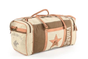 Klassy Cowgirl 25" x 13" Handblocked Rug Duffle Bag - Picture 1 of 1