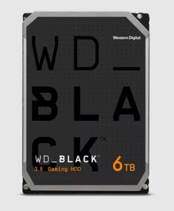 Western Digital WD Black 6TB 3.5' HDD SATA 6gb/s 7200RPM 256MB Cache CMR Tech fo - Picture 1 of 1