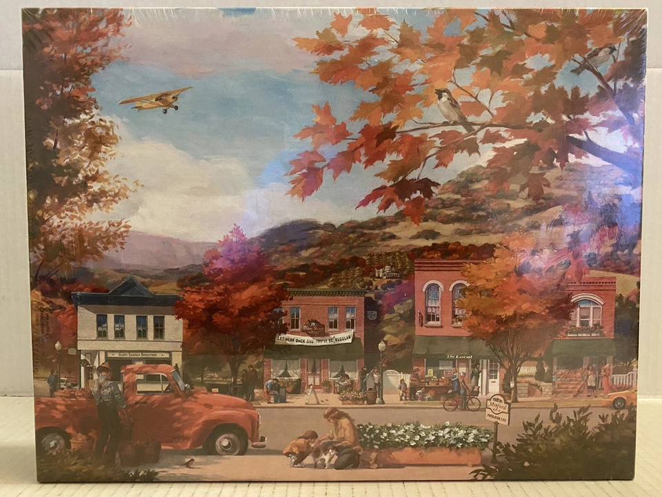 Jan Karon Mitford Main Street Springbok 500 pc Jigsaw Puzzle Vintage - Image 1 of 4