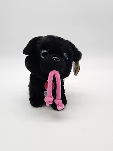 Just Play Barbie Perro Negro Peluche Cachorro Azul Ojos Brillantes Peluche Mattel - Imagen 1 de 6