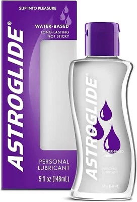 Lubricante a base de agua Astroglide (5 oz) sexual, de larga duración para hombres, mujeres y parejas Foto 1 de 4