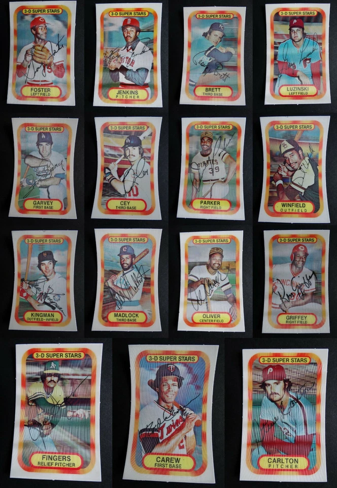 1977 Kellogg's 3-D Baseball Cards Complete Your Set You U Pick From List 1-61 - Image 1 of 1