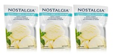 Nostalgia Vanilla Creme Ice Cream Mix - 3 Packs x 8 oz each = 6 Quarts Ice Cream