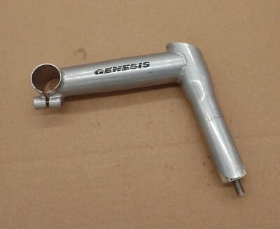 Vintage Old Bike Cycling Genesis Quill Stem 140 mm 1 1/8 in Silver Color Biking - Image 1 of 4