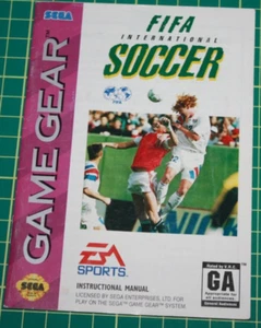 Sega Game Gear Manual: FIFA International Soccer - Picture 1 of 2