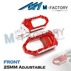 For Honda Cbf 1000 / F 06-15 14 13 Red Trc 25Mm Lower Rider Wide Foot Pegs