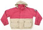 Rare veste vintage polo sport Ralph Lauren spell Out patch montagne années 90 rouge bronzage M
