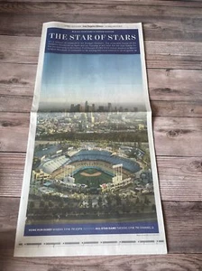 LOS ANGELES TIMES JULY 17 2022 ALL STAR GAME PREVIEW DODGER STADIUM 60 Years New - Picture 1 of 2