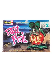 Vintage Sealed Rat Fink Plastic Model Kit Ed "Big Daddy" Roth 1990 Revell - Picture 1 of 5