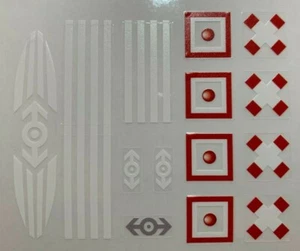Individuelle Ersatz Aufkleber für 9V Zug Bahnübergang 10128 - Bild 1 von 2