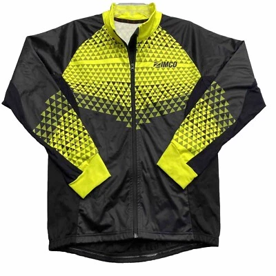 Zimco Pro Men’s Winter Cycling Jackets High Viz Bicycle Jersey Windproof Thermal - Image 1 of 4