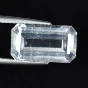 6.09 ct DIAMOND SPARKLING RARE HUE" COLORLESS NATURAL PHENAKITE Octagon C Vdo BL - Picture 1 of 2