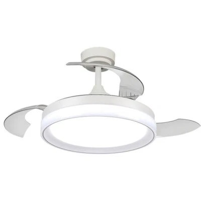 Lampadario Ventilatore da soffitto White Yeray 36W illuminazione Led regolabile - Immagine 1 di 4