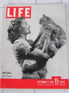 Life Magazine September 9, 1946 Jane Powell in "Holiday in Mexico" - Picture 1 of 7