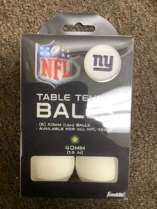 NY Giants ping pong balls,6 in package table tennis - Picture 1 of 2