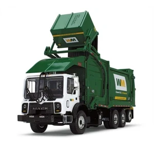 2023 First Gear 1:34 WASTE MANAGEMENT Mru Mack Heil Frontload/ Bin And Curotto - Picture 1 of 5