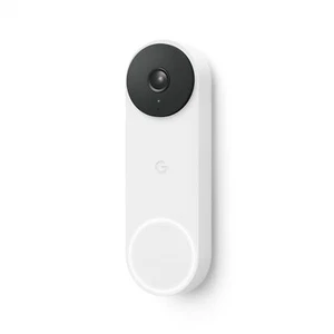 Google Nest Doorbell (Wired, 2nd Gen) - Wired Video Doorbell Camera - Snow - Picture 1 of 18