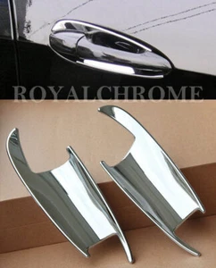 DELUXE CHROME Door Handle Cups Bucket Covers for Mercedes E Coupe C207 A207 - Picture 1 of 6