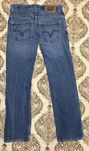 Levis 511 Jeans Skinny Boys Blue 12 Regular 26x26 1/2 School Play Summer - Picture 1 of 8