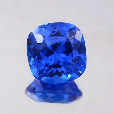 Cojín de espinela suelta azul aciano ceilán natural extremo 9x9 mm corte de piedras preciosas Foto 1 de 4