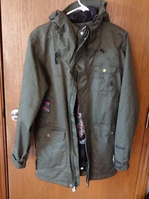 Volcom Men's Parka - snowboarding? EXCELLENT CONDITION! Size Med. - Image 1 of 4