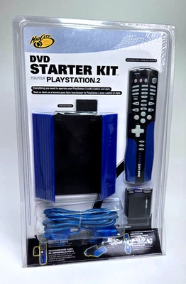 Mad Catz DVD Starter Kit Sony Playstation 2 New Sealed 2001 Wireless Remote - Image 1 of 4