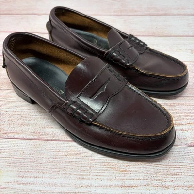 Мокасины женские Sebago размер 5 D кожа Penny Dan бордовые коричневые 7731 - Изображение 1 из 4