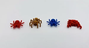 Lego Spinnen x 3 und Krabbe x 1 Tiere Friends Mini Figuren - Bild 1 von 6