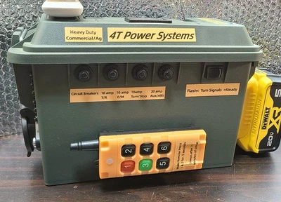 *Remote Controlled* Commercial/Ag Semi Trailer Lights Tester 7-Pin DeWalt XR 20V - Image 1 of 4