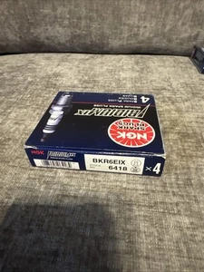 4 PACK NGK (6418) BKR6EIX Iridium IX Spark Plugs - Picture 1 of 1