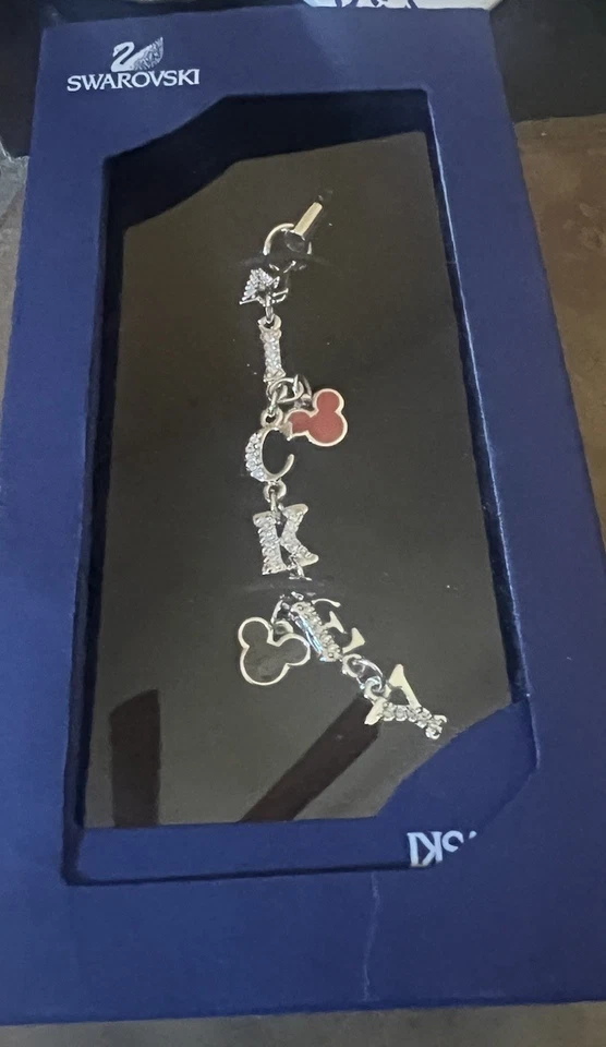 Dije de teléfono de cristal Swarovski Disney Mickey Mouse Foto 1 de 3