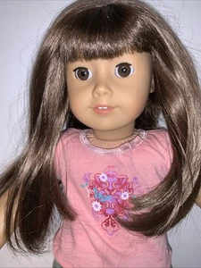 American Girl Doll My AG Truly Me HTF Bangs Dark Auburn Hair Brown Eyes Outfit - Picture 1 of 10