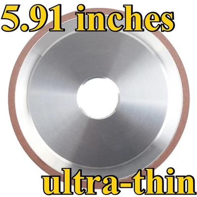 5.91inches Ultra-Thin Diamond/CBN Grinding Wheel for Tungsten Steel Tools new - Image 1 of 4