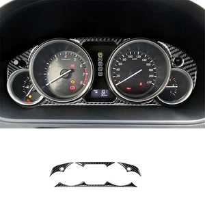 Carbon Fiber Interior Speedometer Panel Cover Trim For Mazda CX-9 2010-2015 - Picture 1 of 12