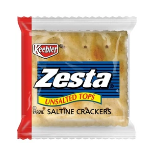 Keebler, Zesta, galletas saladas, tapas sin sal, porción única, 0,20 oz (paquete de 3 - Imagen 1 de 5