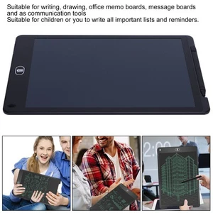Tablette à Dessin Avec Grand écran LCD De 12 Pouces Et Stylet Pour Enfant. - Afbeelding 1 van 12