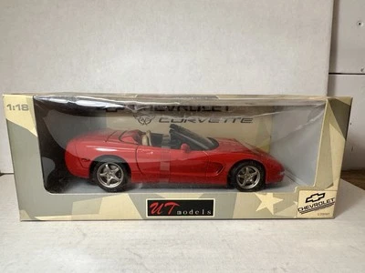 UT Models 1998 Chevy Corvette C5 Convertible Red 1:18 Diecast NEW NIB (READ) - Image 1 of 4