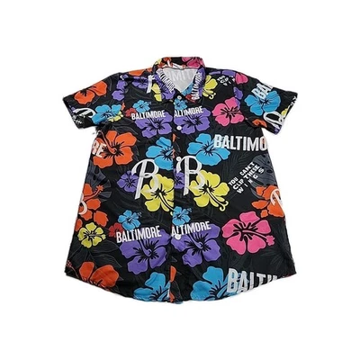 Camisa Hawaiana Baltimore Orioles Mediana City Connect No Puedes Cortar Estas Alas Foto 1 de 4